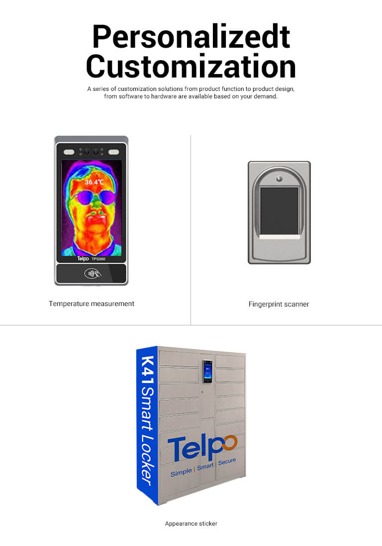 Smart locker customization solutions from product function to product design, from software to hardware