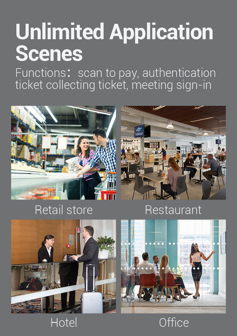 applications of TPS508 QR code POS scanner
