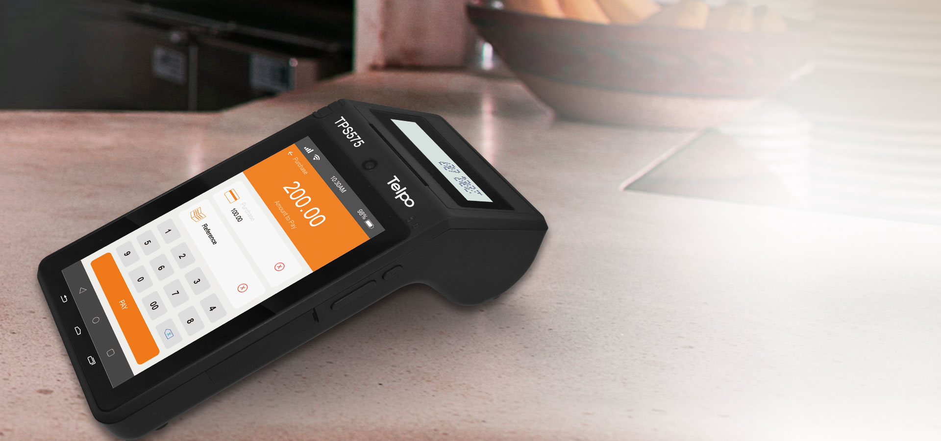  desktop POS scanner Touch Screen