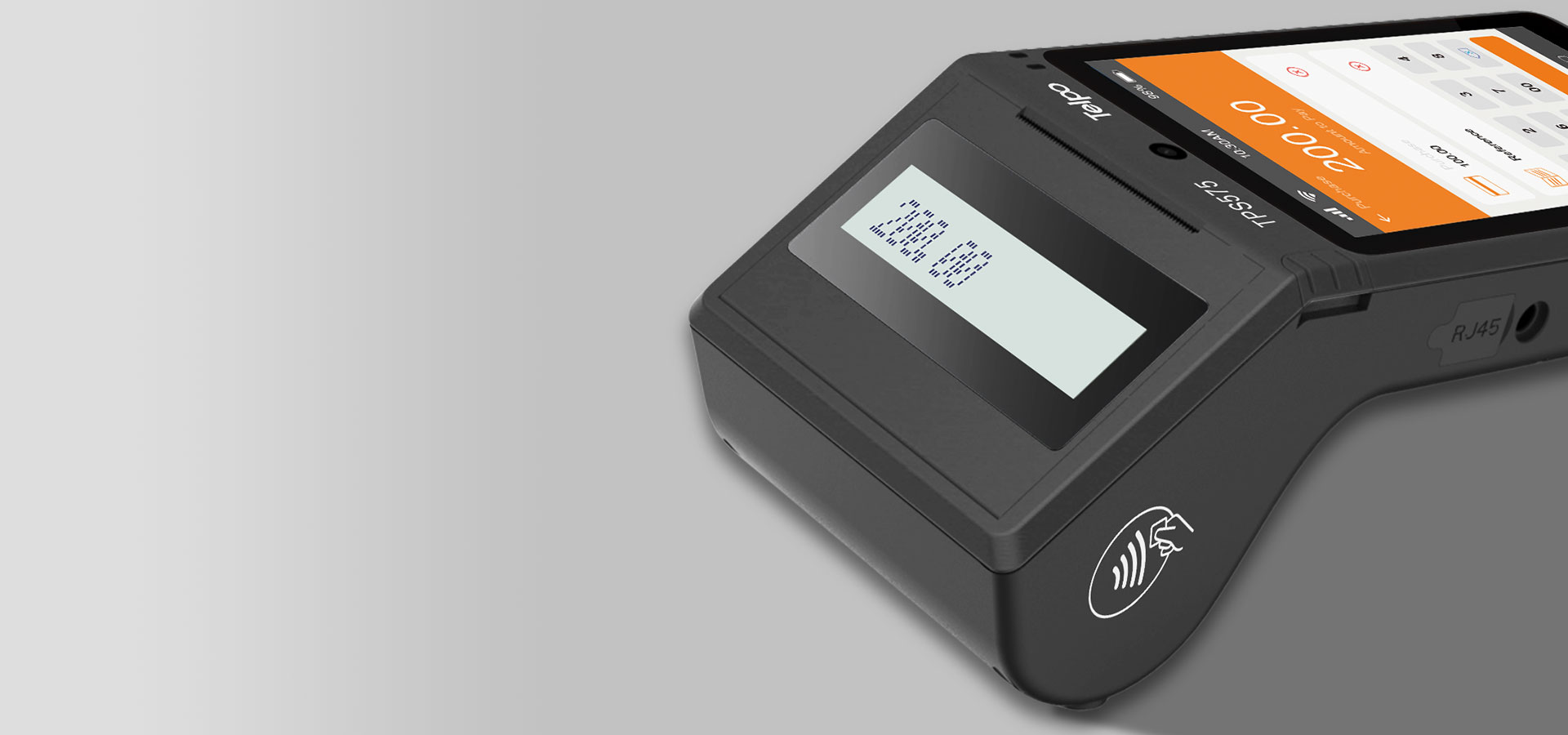 Desktop POS with Dot Matrix Digital Screen