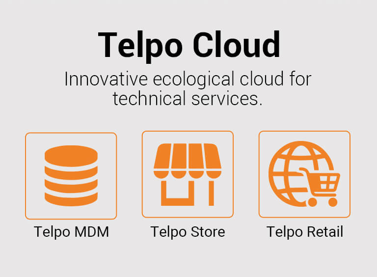 Destop pos with Telpo Cloud platform for smart reatail management and device management