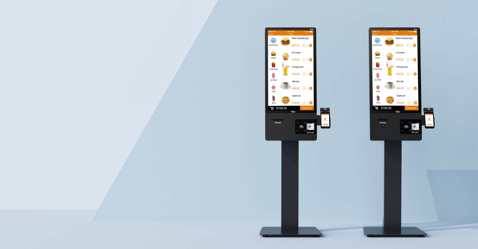 Telpo-K30-self service kiosk machine