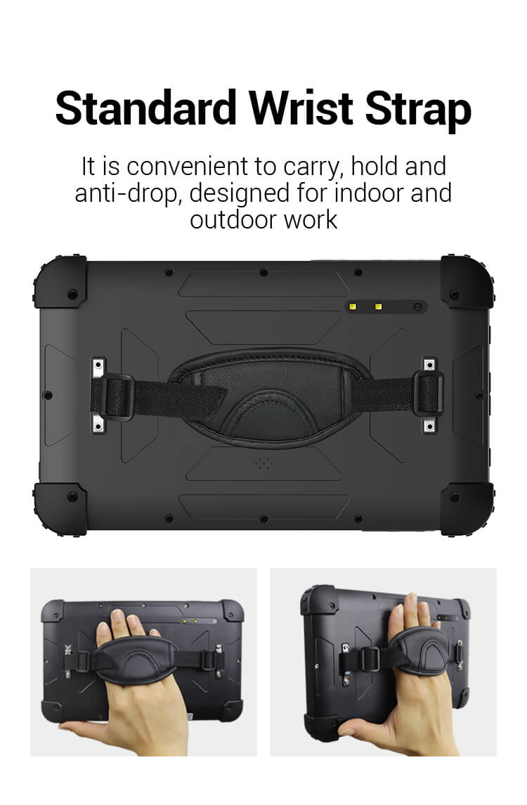 TPS450 Biometric Tablet has Standard Wrist Strap, optional Signature Pen