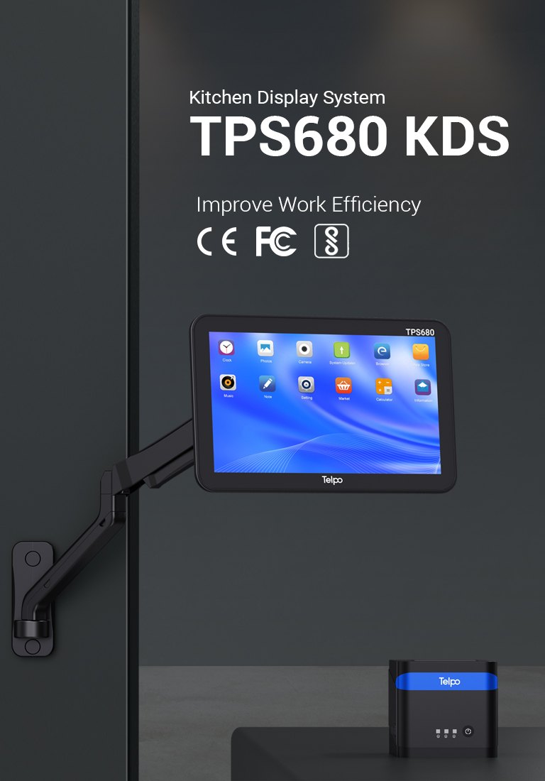 Telpo-TPS680KDS kitchen display