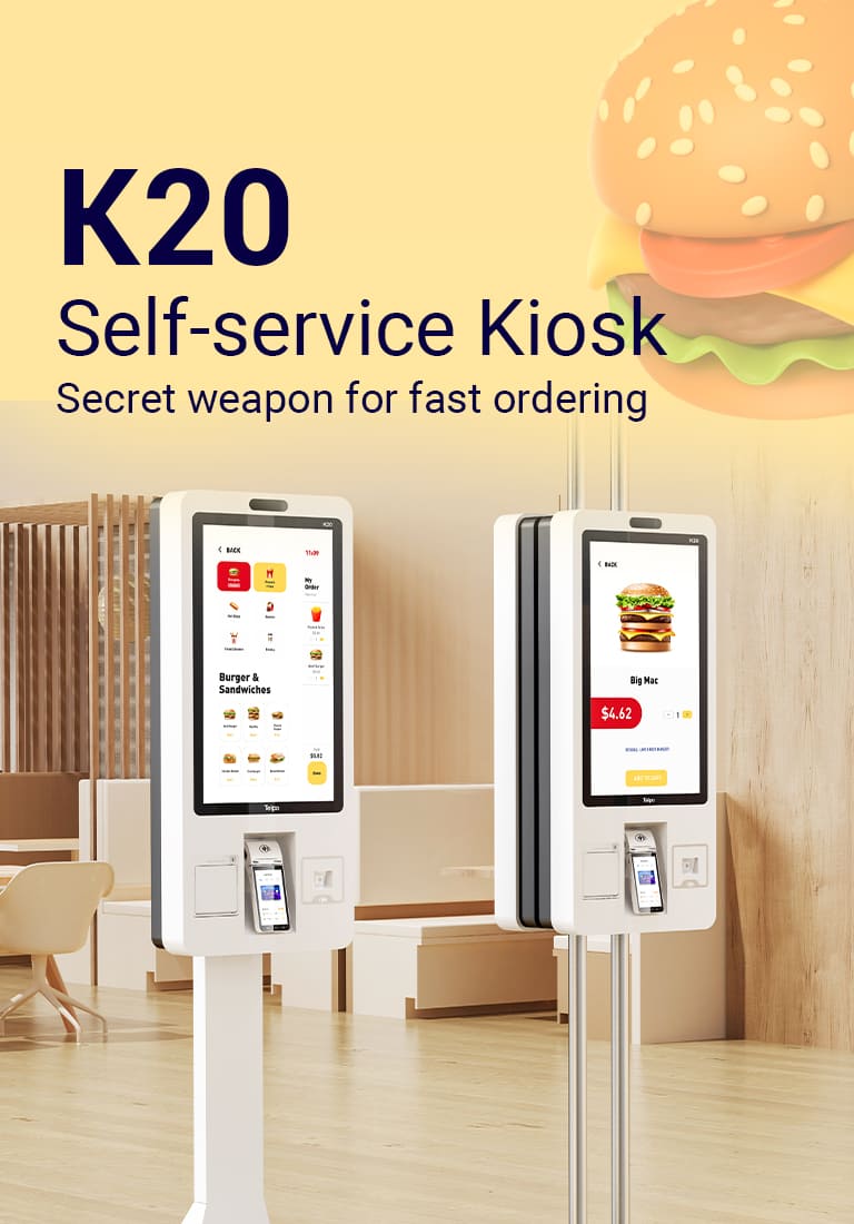Telpo-K20-Self-Ordering Kiosk Machine