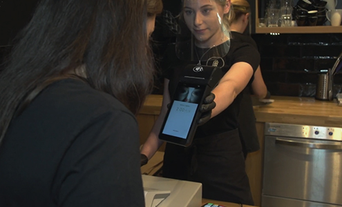 Payment POS With Biometric Iris Scanner