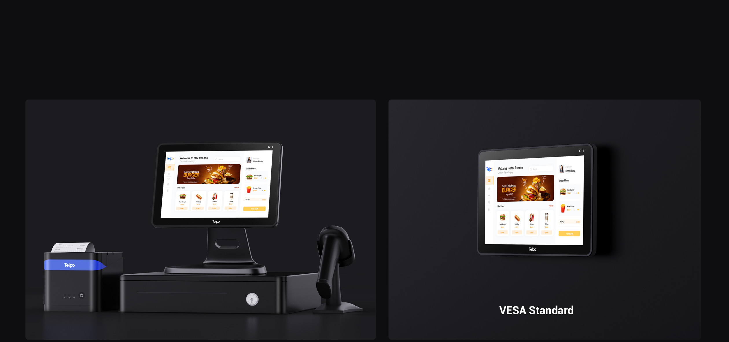 Desktop point of sale machine