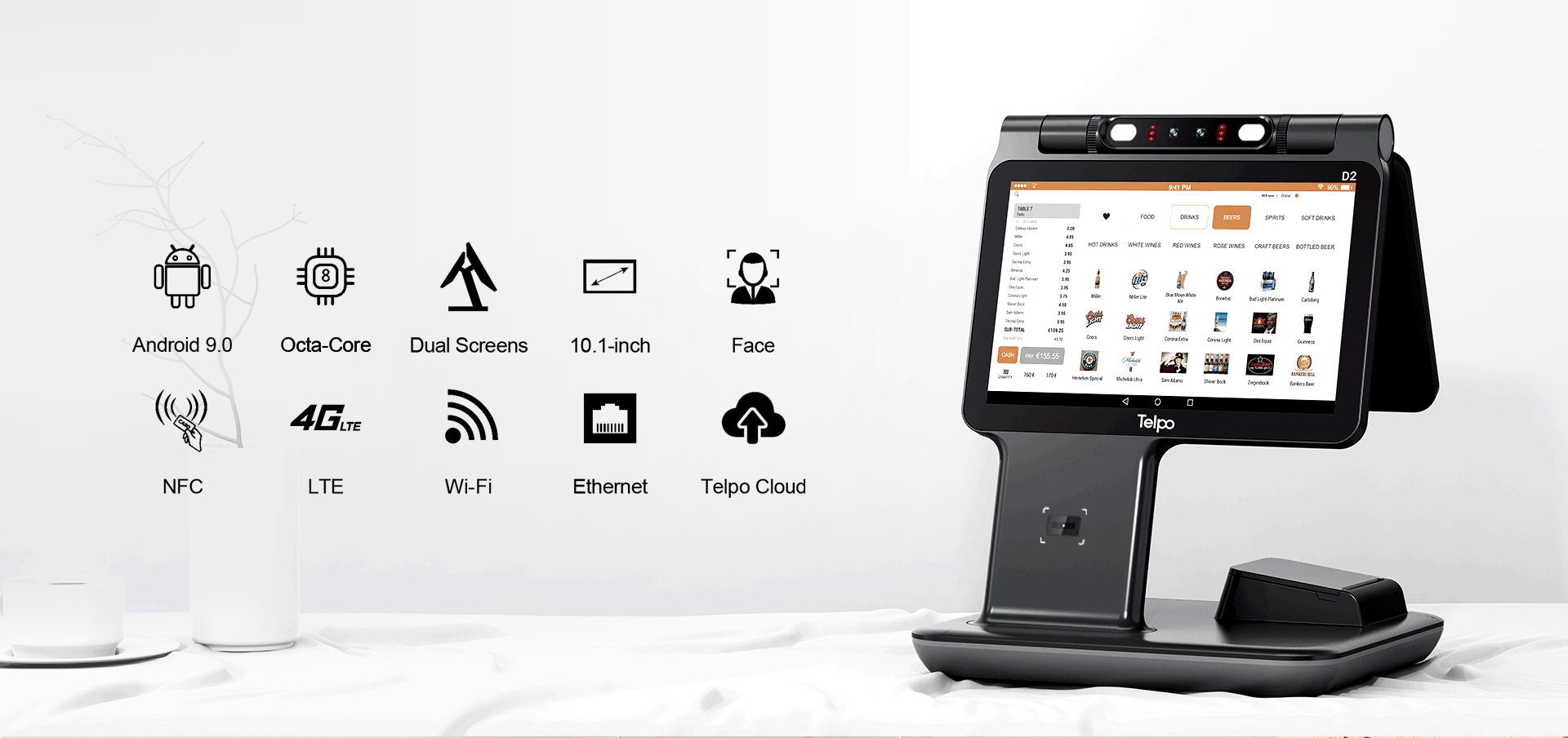 touch screen retail cash register