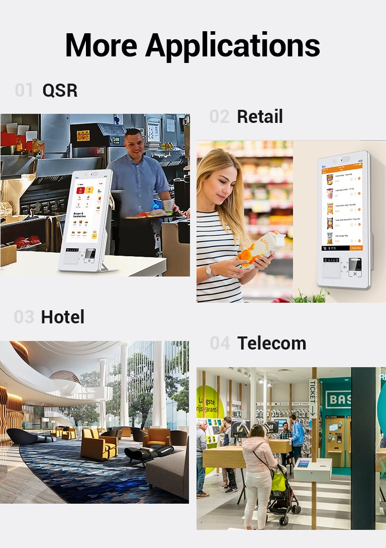QSR MINI kiosk machine 