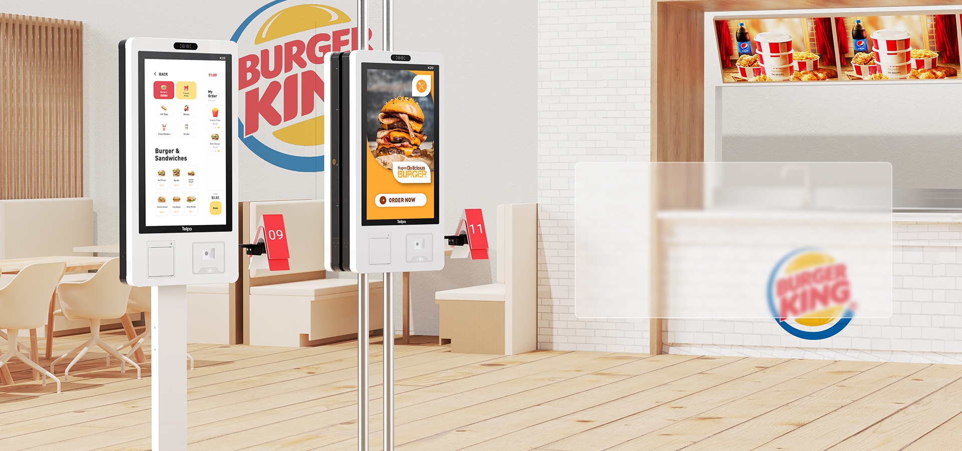 self service ordering kiosk 