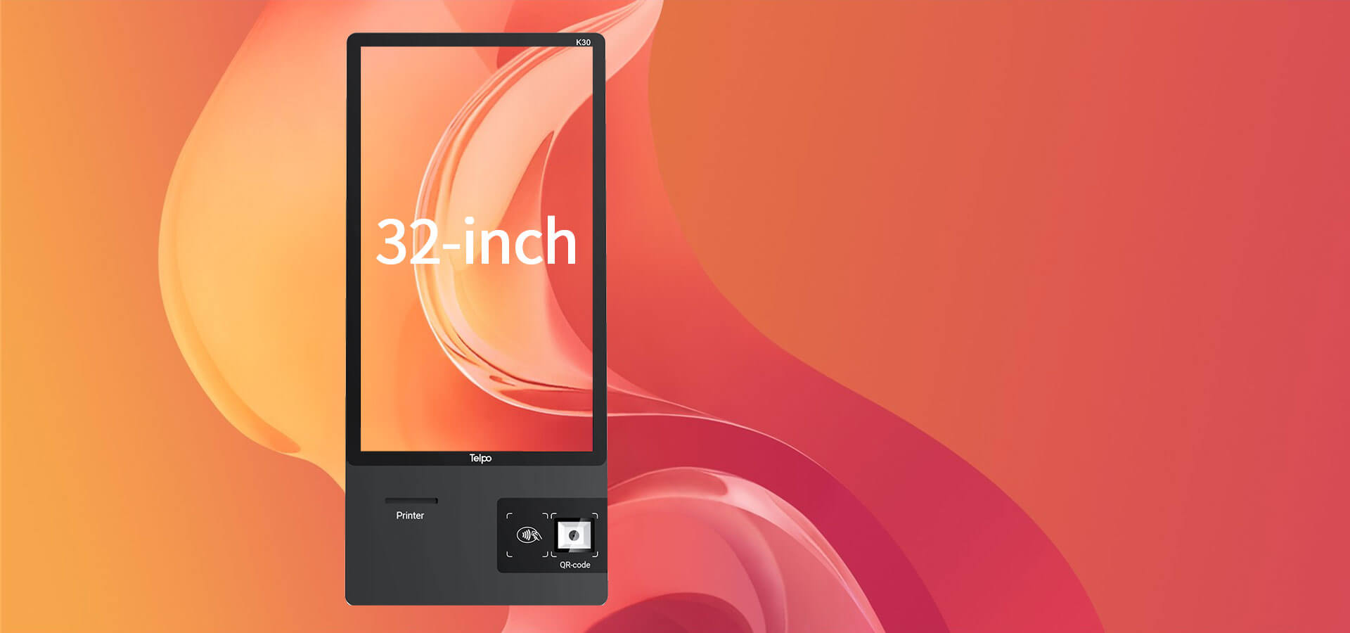 32-inch self service Kiosk machine
