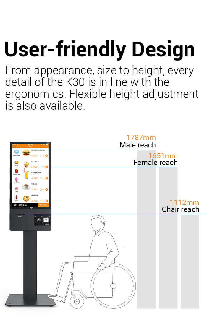 K30 self service kiosk machine