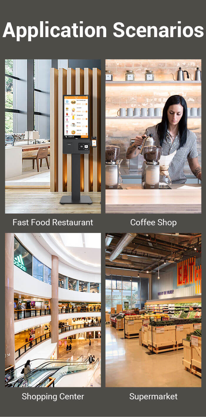 applications of K30 service kiosk machine