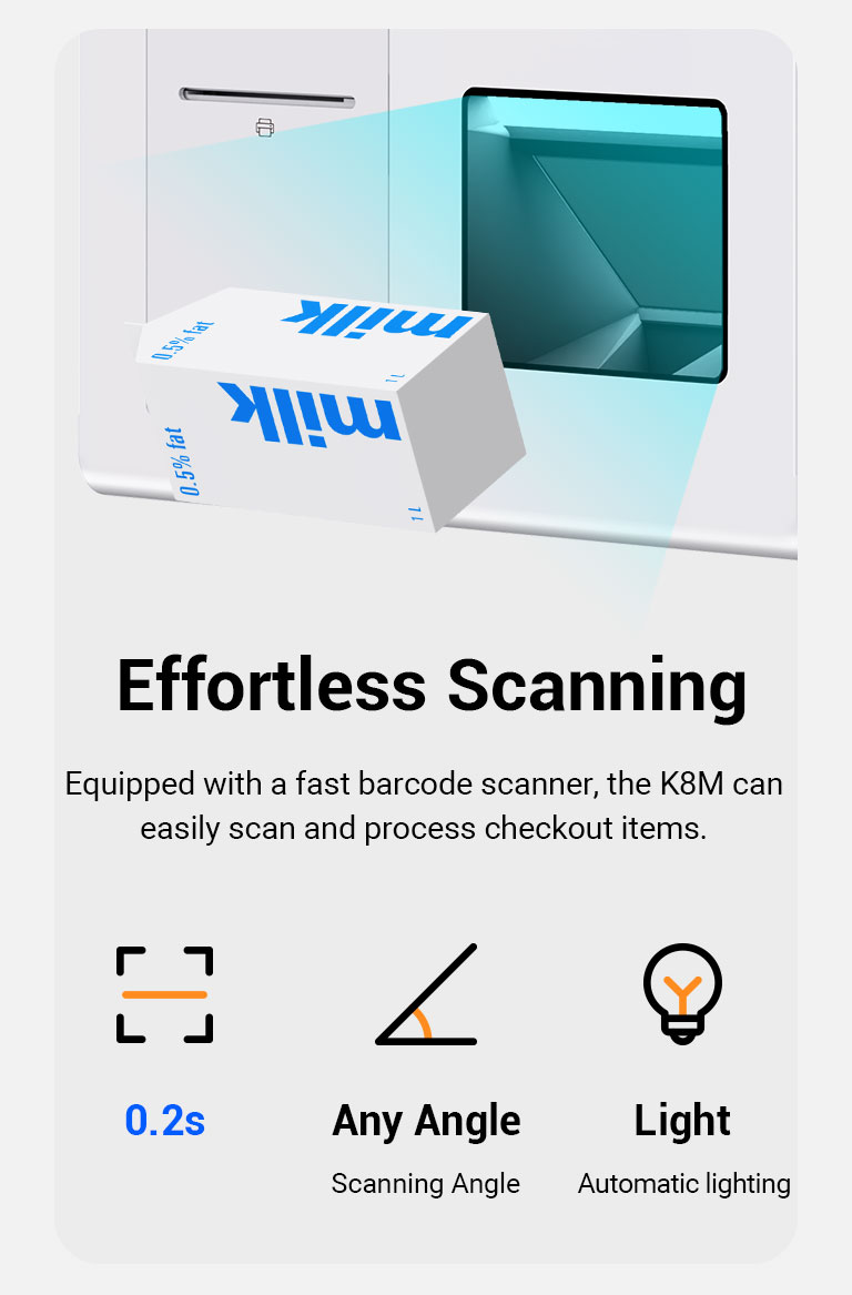 Self checkout kiosk