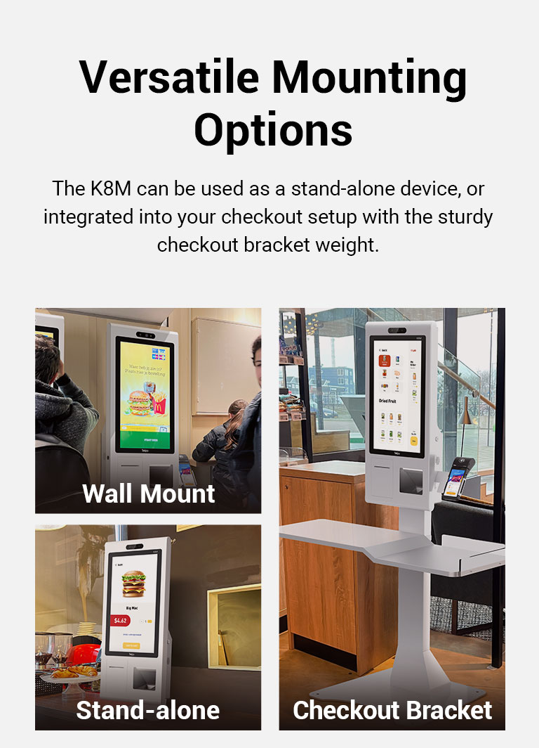Self checkout kiosk