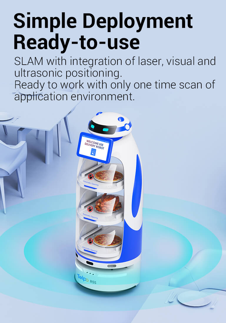 food serving robot