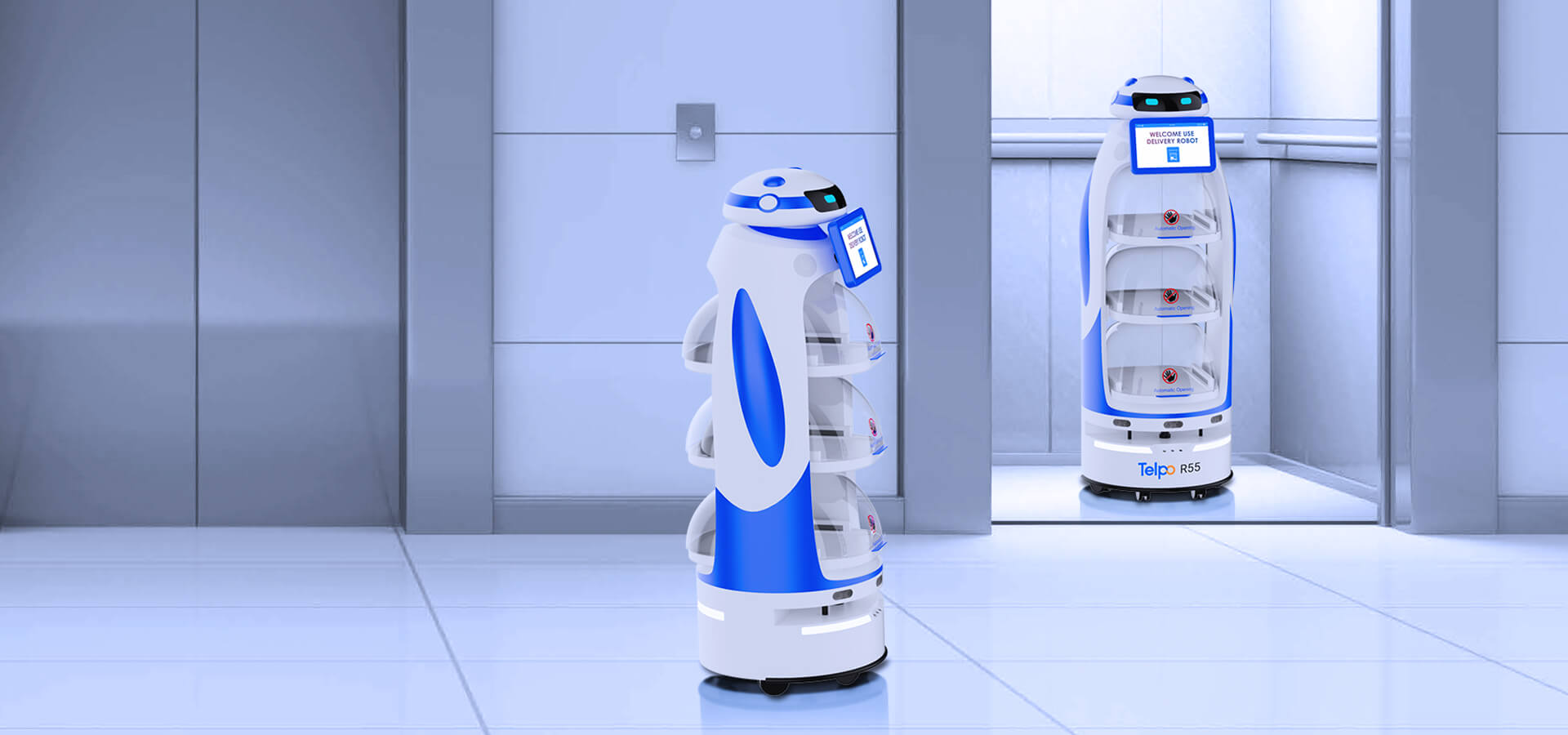 building food delivery robot R55