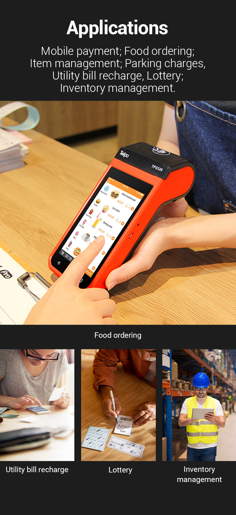 Application of Mobile cash register