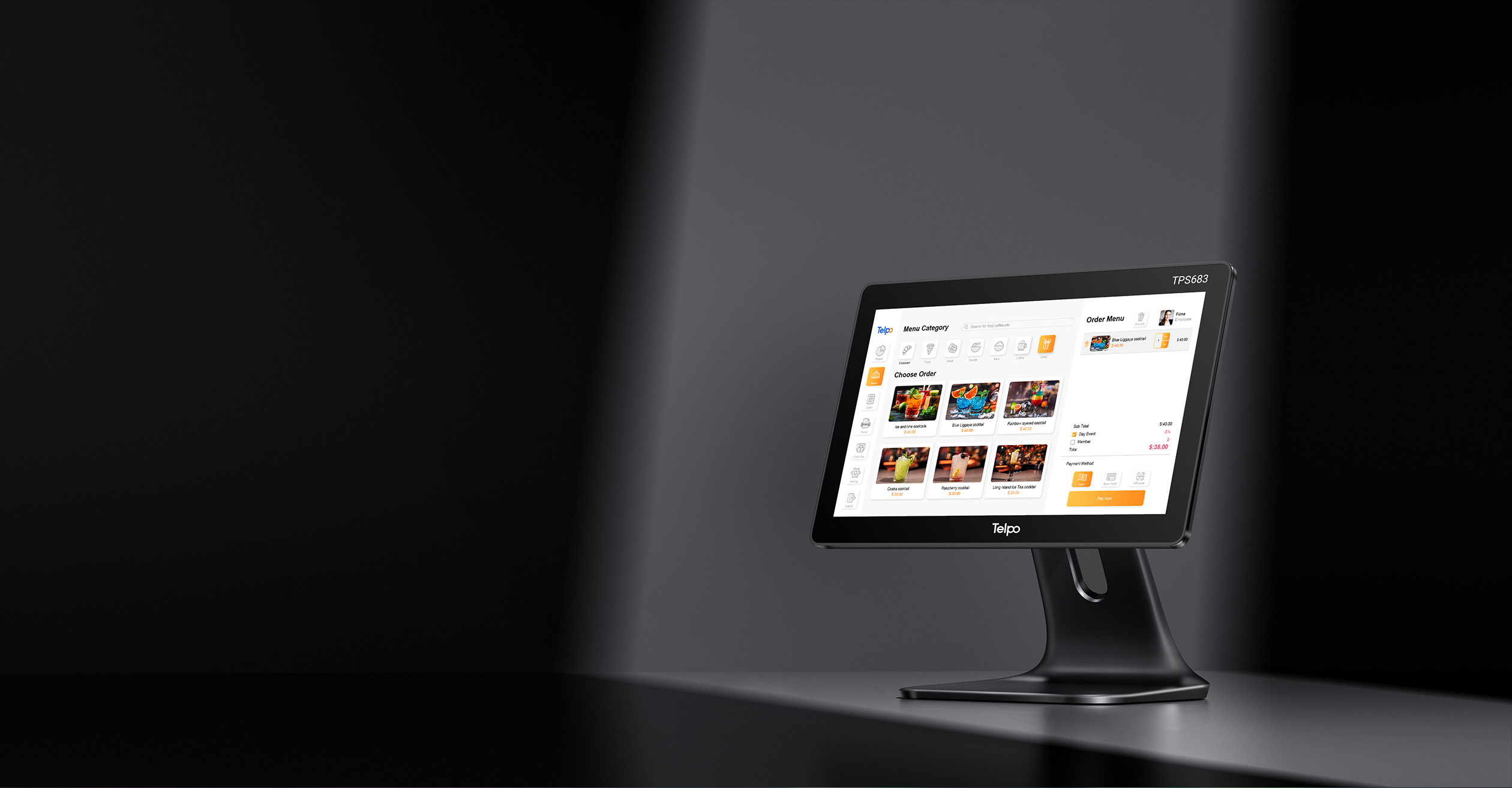 Telpo-TPS683-Single Display Desktop POS 