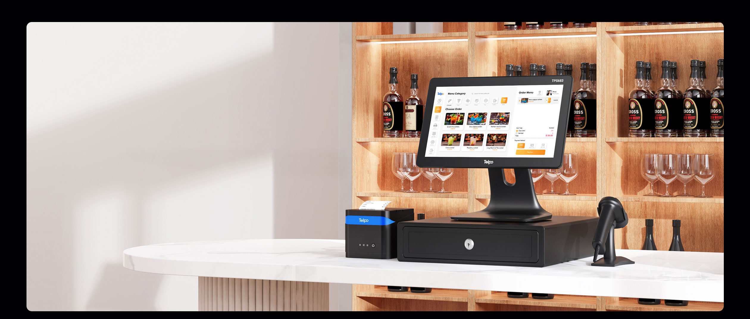 single-screen desktop POS 