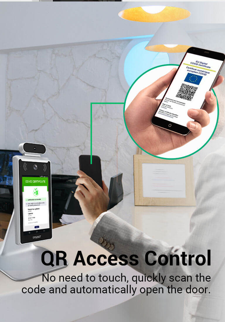 EU vaccine certificate code scanner TPS950T