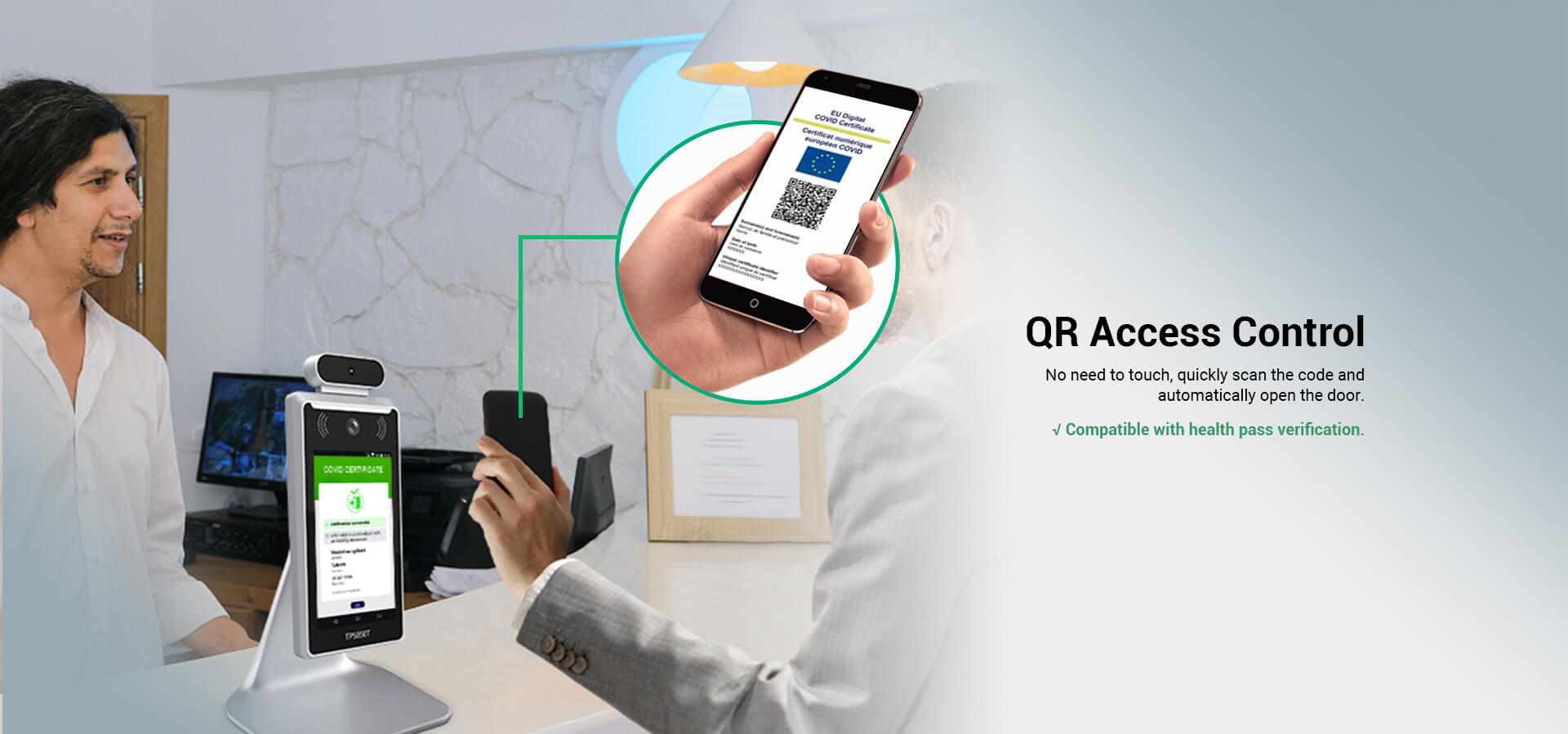 QR-code checking machine TPS950T