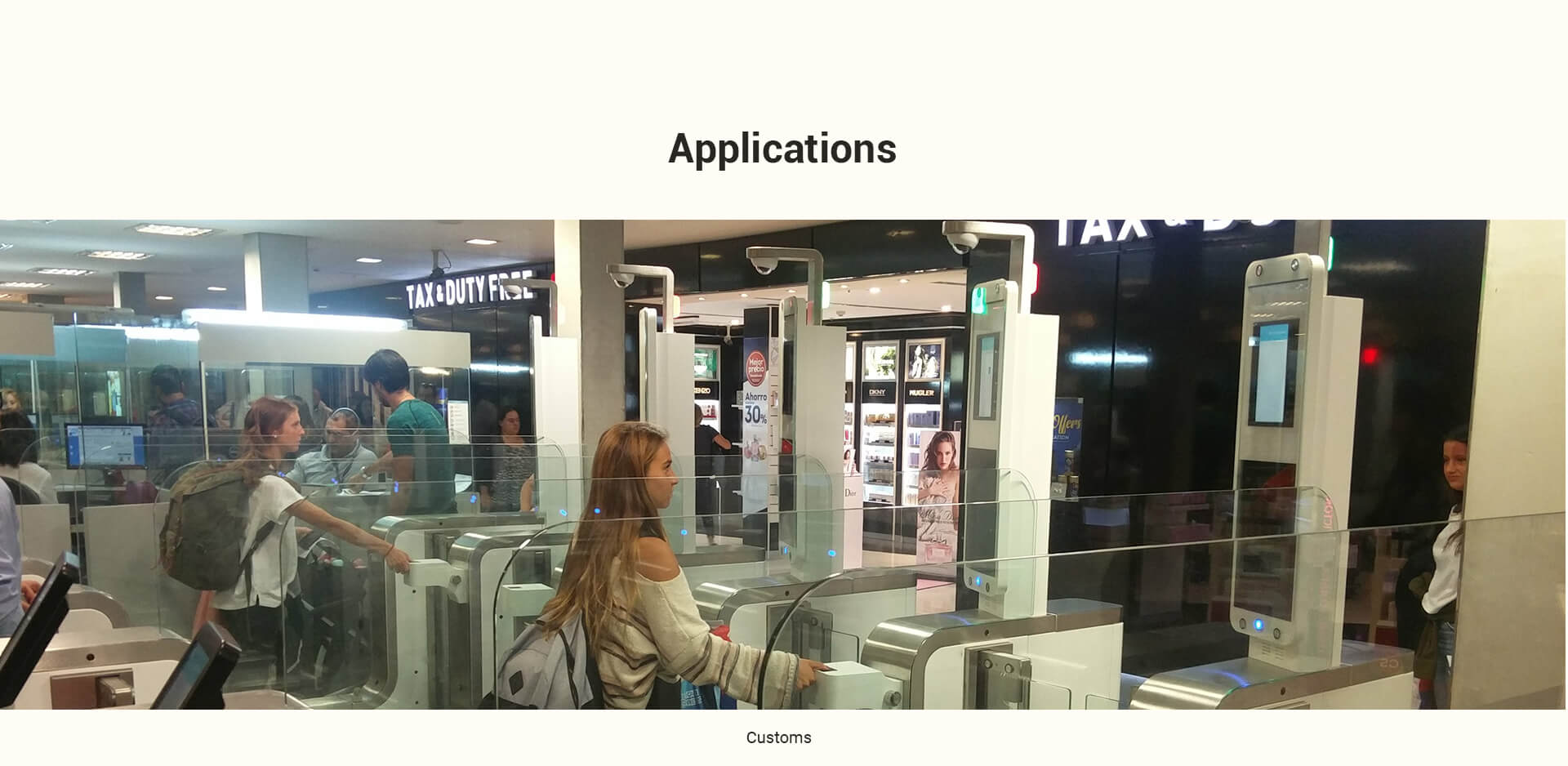 simple access control terminal with temperature screening