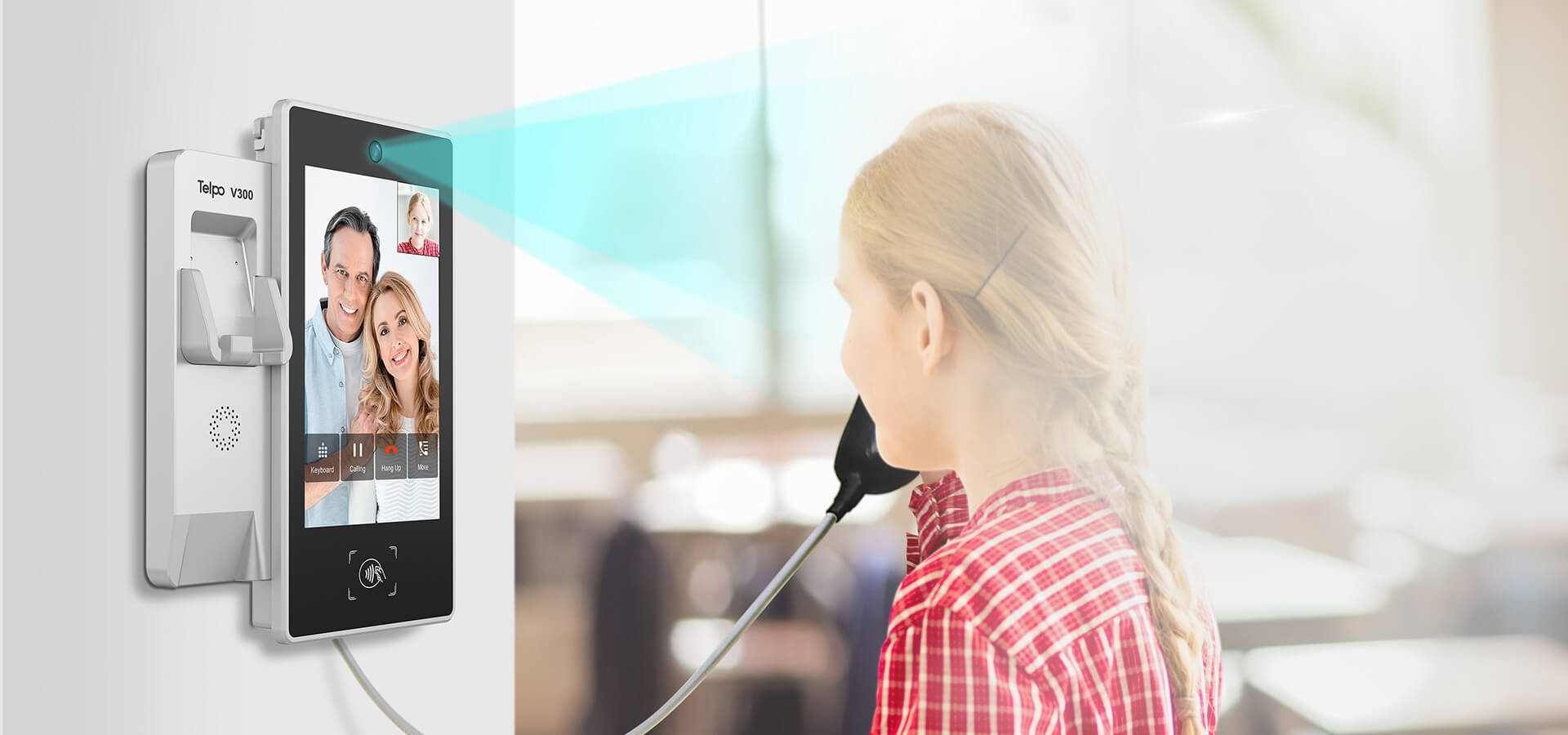 Audio and Video door phone intercom 